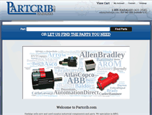 Tablet Screenshot of partcrib.com